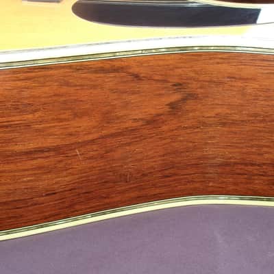 1975 Yairi YW-600 Dreadnought Guitar New Jacaranda Natural+Vintage Hard Case image 14