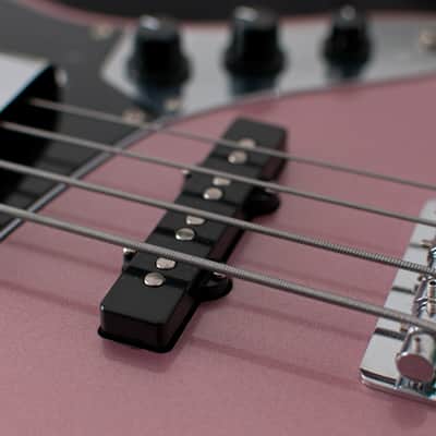 Squier Affinity Jazz Bass Burgundy Mist (Body + Hardware) image 6