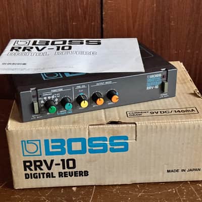 BOSS RRV-10 RRV 10 DIGITAL REVERB Vintage half - rack w/ box image 1