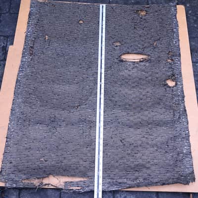 Vintage Selmer / Sound City / Hiwatt - Silver 'Herringbone' Grill Cloth Material Circa 1968 image 6