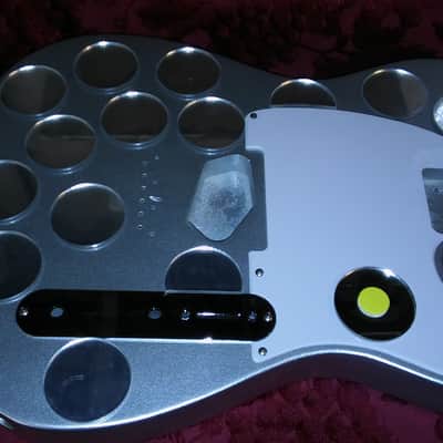 Syd Barrett Style Esquire Mirrored Silver Metallic image 1
