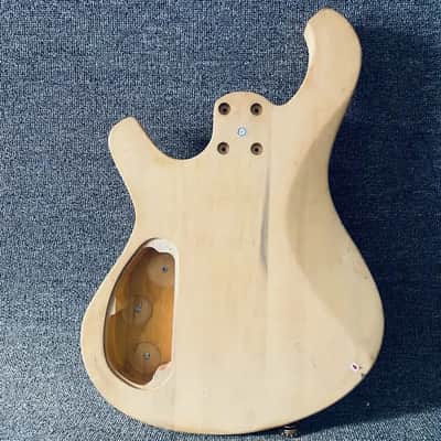 Basswood 4 String Bass Guitar Body image 4