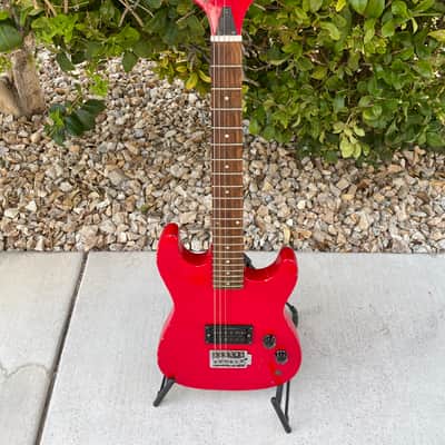 Vintage Memphis A2RT Guitar 80s - Red image 1