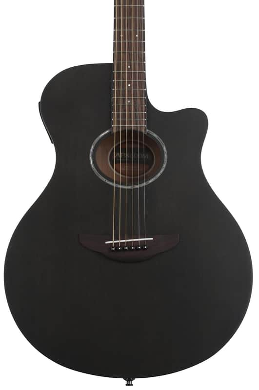Yamaha APX600M Thinline Acoustic Guitar - Matte Smoky Black image 1