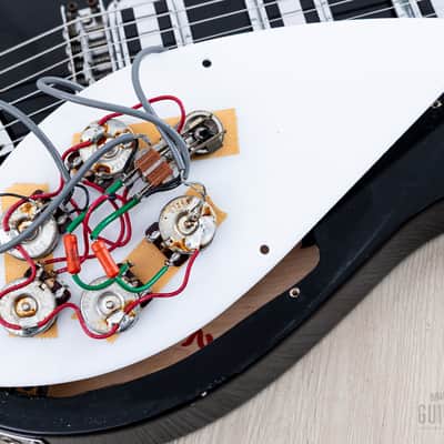 1994 Rickenbacker 350V63 Liverpool Jetglo, Full Scale w/ Hot Toaster Top Pickups, Case image 13