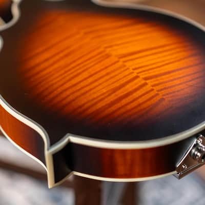 Washburn #M3SEBRK F-Style Solid Top Mandolin With Pickup, Satin image 15