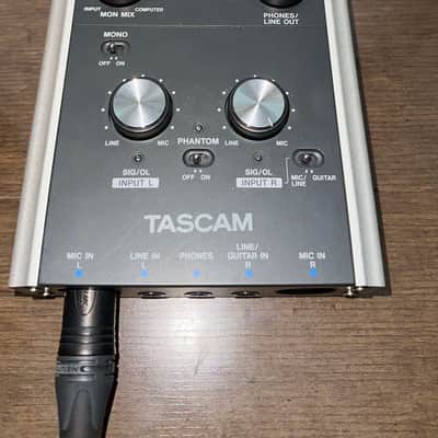 TASCAM US-122 MKII USB Audio Interface 2010s - Black image 1