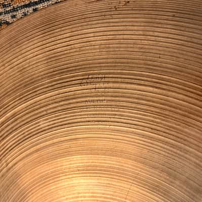 1960s Vintage Zildjian 14” Hihats PAPER THIN 740 780 g AMAZING PAIR! Light Complex Hand Hammered image 3