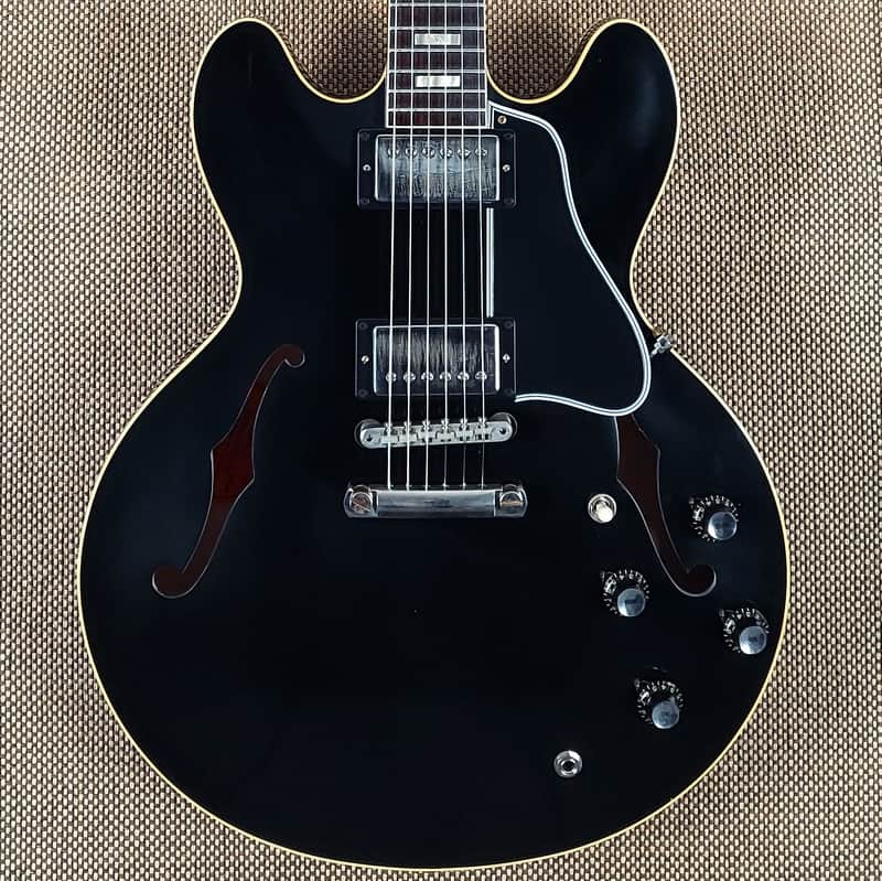 Gibson ES-335 2021 COA VOS Black Finish Plays Great Sounds Really Good! (196) image 1