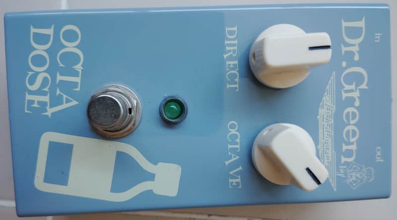 Dr. Green Octa Dose Bass Octave Pedal 2010s - Blue image 1