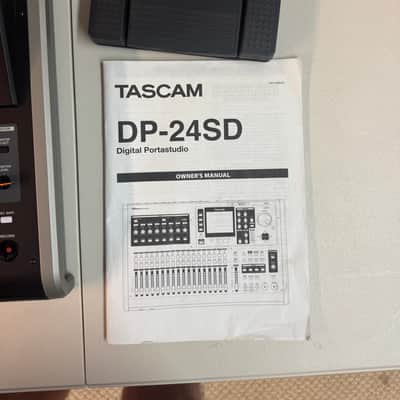 TASCAM DP-24SD 24-track Digital Portastudio 2015 - Present - Black image 8