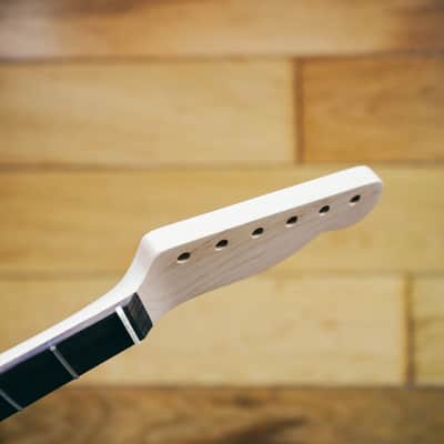 Telecaster Neck – Maple & Rosewood | Unfinished | 21 Frets | Bone Nut image 4