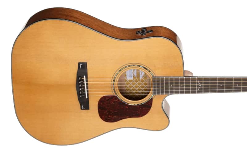 Cort Gold DC-6 Acoustic Electric Guitar - Natural Gloss image 1