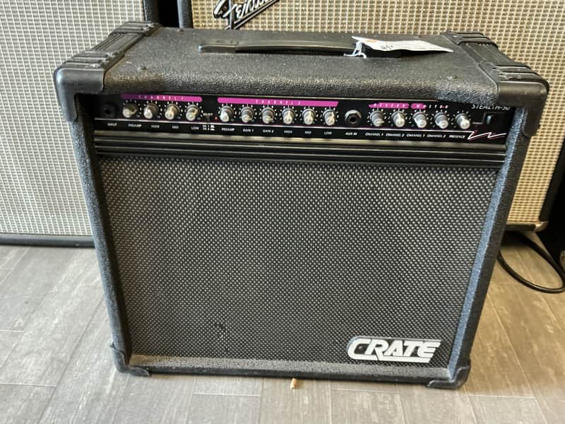 Crate Stealth 50 Model GT-50 2-Channel 50-Watt 1x12" Guitar Combo 1990s - Black used image 1