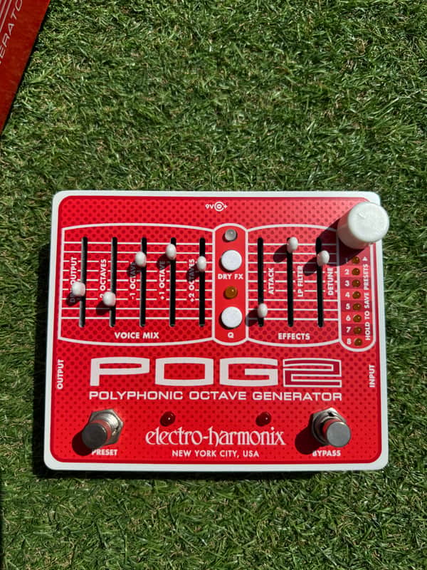 Electro-Harmonix POG2 Polyphonic Octave Generator 2009 - Present - Red / White image 1