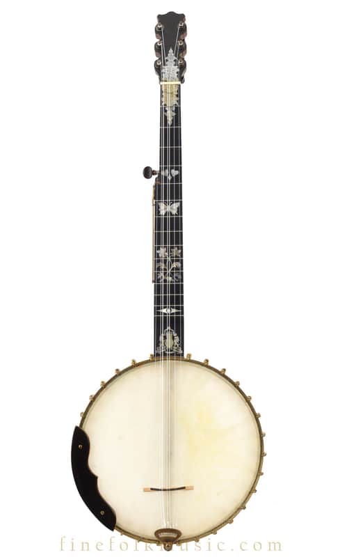 1900s CLASSIC ENGLISH 7(5)-STRING BANJO image 1