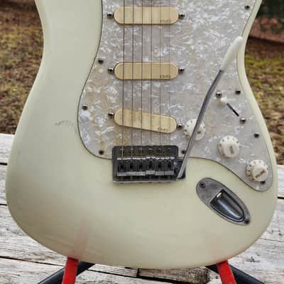 Fender Transitional Period (MIJ to MIM) Fujigen Stratocaster Olympic White 1990 MIM image 1