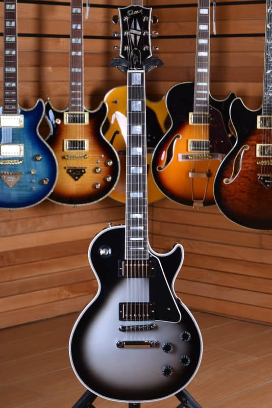Gibson Custom Les Paul Custom M2M Gloss Silverburst image 1