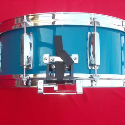 Vintage Yamaha SD 855 Tour Custom Snare Drum Cobalt Blue image 4
