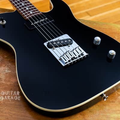 2002 Fender Japan Aerodyne Telecaster Black with cream binding P90 matching headstock - RARE CIJ! image 9