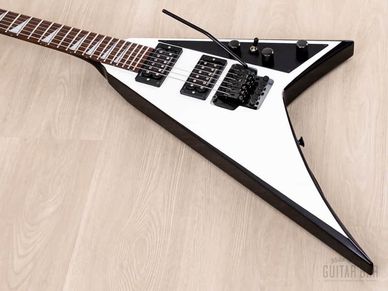 2000 Jackson Stars Randy Rhoads RR-J2 White Neck Through Flying V