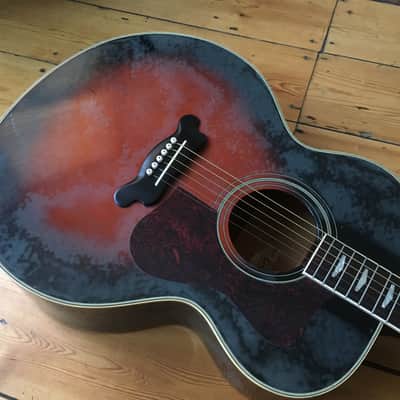 Yamaha CJ 12 Country Jumbo Acoustic Guitar Spares Or Repairs Working Project image 6