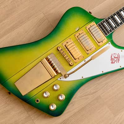2000 Gibson Custom Shop Firebird VII Green Sparkle Burst w/ Case image 1