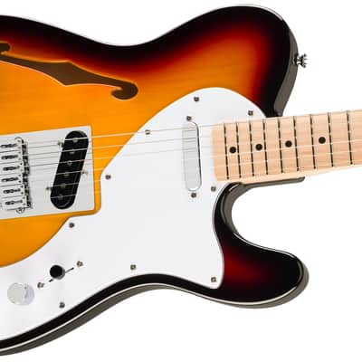Squier Affinity Series Telecaster Thinline 3-Color Sunburst image 4