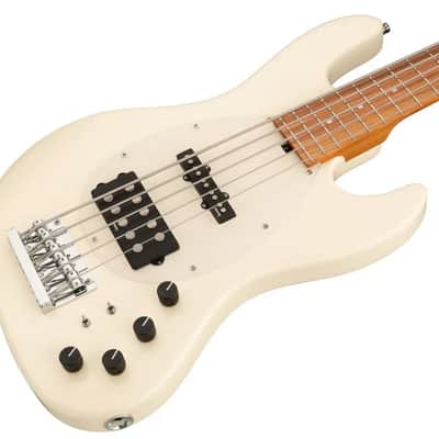 Sadowsky MetroExpress 21-Fret Vintage M/J Bass, Morado Fingerboard, 5-String - Solid Olympic White High Polish image 7