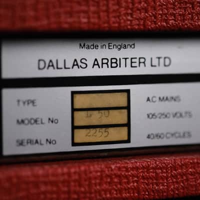 70s Sound City 50 Plus (L50) Red Head – Dallas Arbiter Era image 13