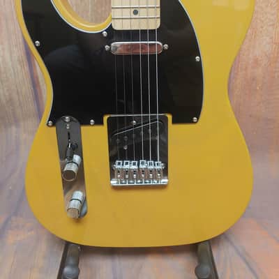 Squier Affinity Telecaster Left-Handed with String-Through Bridge 2021 - Present - Butterscotch Blonde image 2