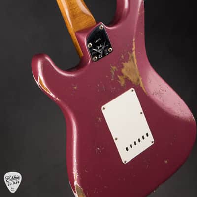 2023 - Fender Custom Shop Eddie's Guitars Exclusive Dealer Select Roasted 1963 Stratocaster Heavy Relic - Dusk Plum image 12