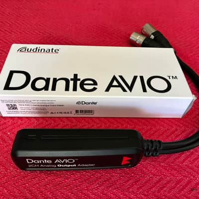 AUDINATE Dante AVIO 2-Channel Audio Output Adapter 2016 - Present - Black image 2