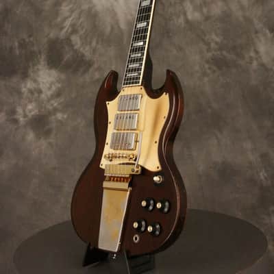 Gibson SG Custom neck joint repair 1969 Walnut image 6