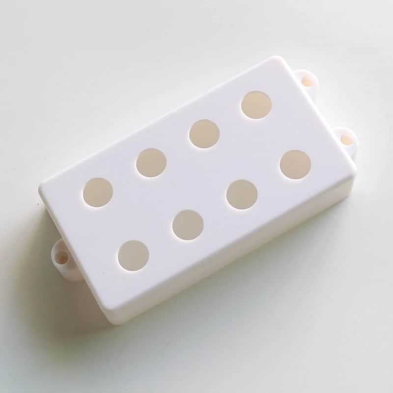 2pcs White 4 String MM Bass Style Pickup Cover image 1