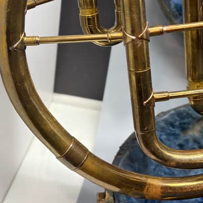 Vintage Historic Selmer Mersel American Concert Circular Mellophone 1900-1920s Brass Mellophone French Horn Style Horn! image 14