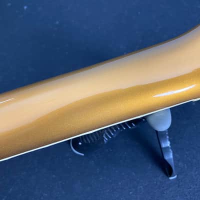 Video! Unreleased 1993 Gibson R+D Chet Atkins Country Gentleman 100th Anniversary 1994 - All Gold w/ Diamond Headstock + Block Inlays image 14