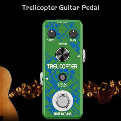 VSN Guitar Tremolo Effect Pedal of Classic Trelicopter Effects Tremolo Pedals for Electric Guitar Effect True Bypass image 7