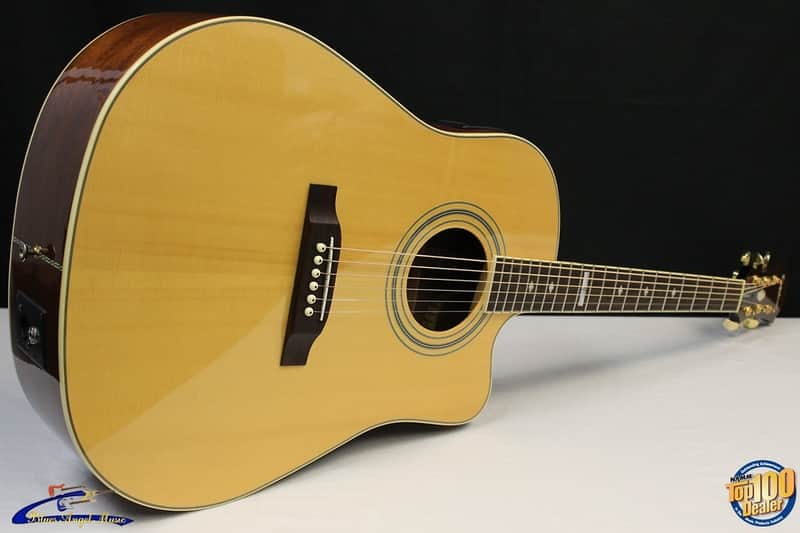 Epiphone AJ-18SCE Acoustic-Electric Guitar, Solid Spruce Top, | Reverb