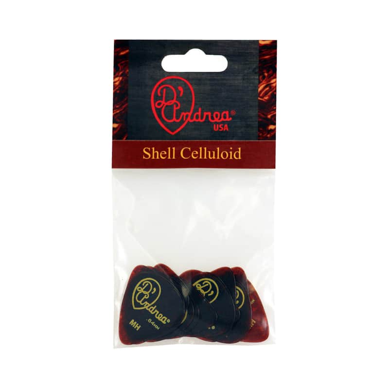 D'Andrea 351 Shell Celluloid Pick Pack ~ Medium Heavy ~ 12 picks image 1