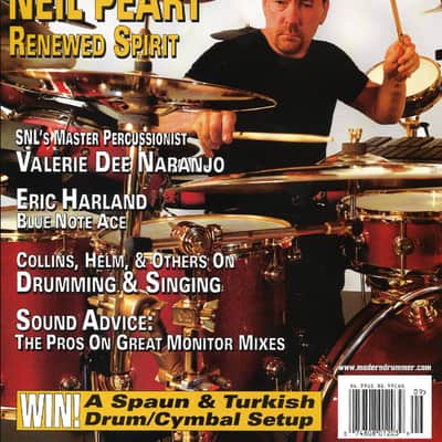 Neil Peart's DW 3.5" x 13" Red Sparkle Lacquer Snare Drum image 21
