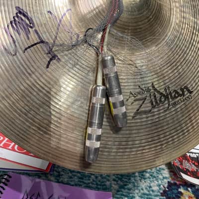 Zildjian - Rick Allen's Def Leppard, 13" New Beat Hi Hat Bottom Trigger (RA #4003) SIGNED!! image 10