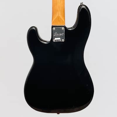 Fender Squier Classic Vibe '70s Precision P 4 String Electric Bass Guitar - Black image 4