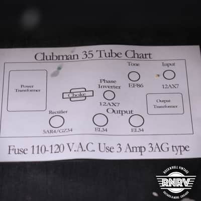2022 Matchless Clubman 35-Watt Guitar Amp Head image 15