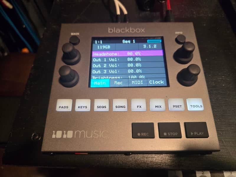 1010 Music Blackbox Desktop Compact Sampling Studio 2016 - Present - Black image 1