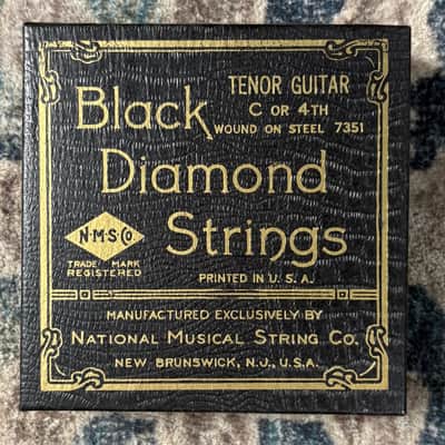 1930s Tenor Guitar C or 4TH Wound On Steel 7351 Vintage Guitars Strings! image 2