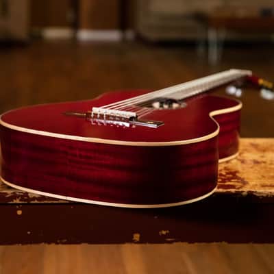 Ortega R131SN-WR Family Series Pro Solid Cedar Top Mahogany Neck Nylon 6-String Classical Acoustic Guitar w/Gig Bag image 12