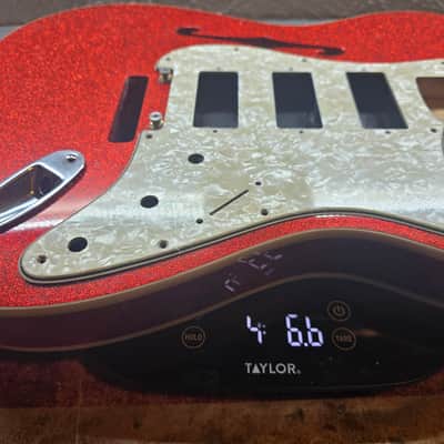 STRAT HYBRID THINLINE 2025 - RED SPARKLE DOUBLE BOUND image 9