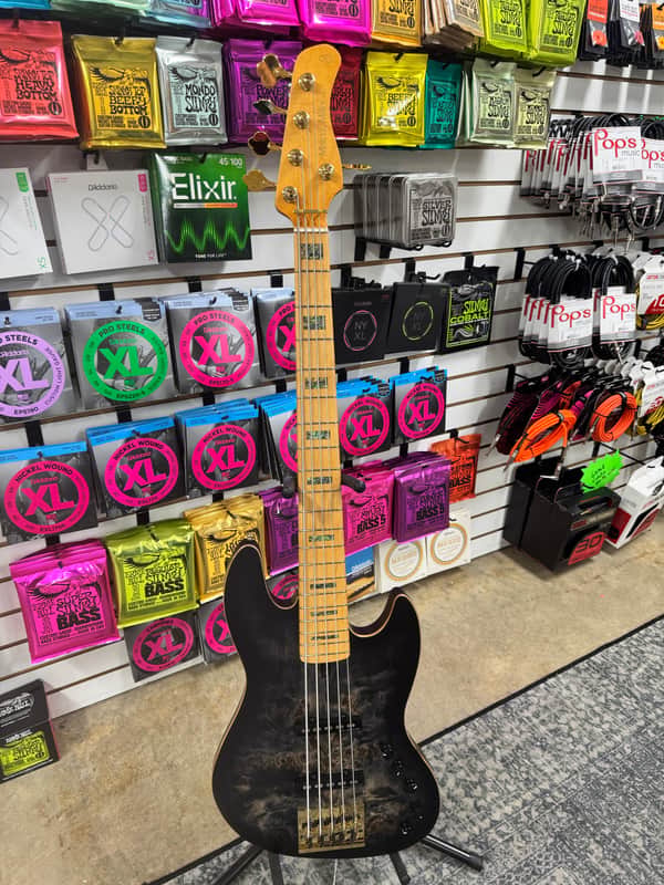 Sire Marcus Miller V10 5-String - Transparent Black Satin image 1