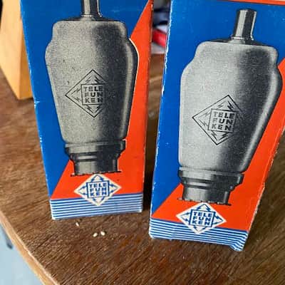 Telefunken EL12 Spez 1930's-40's, pair, tested on TV7 image 5